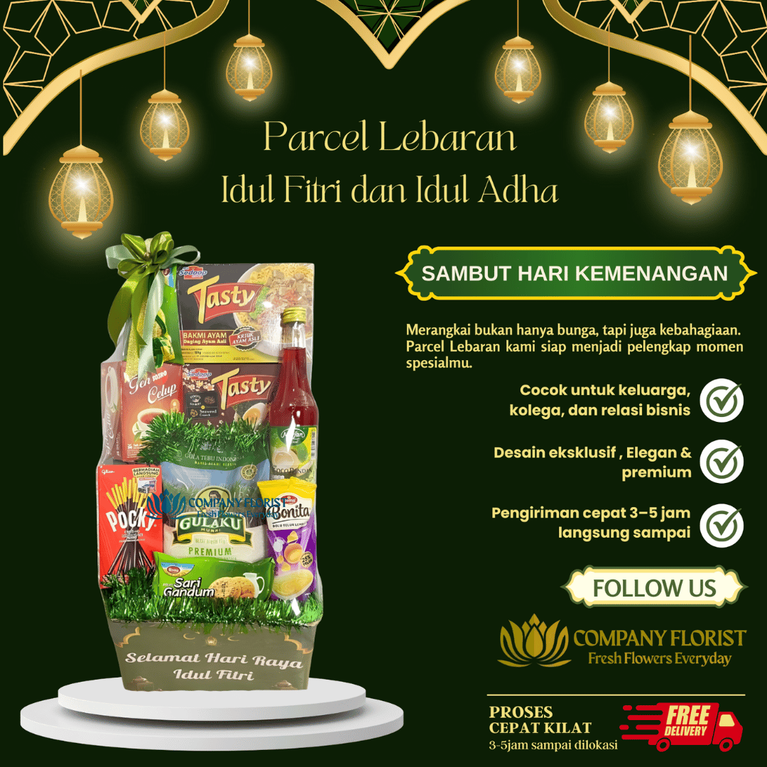 Parcel Snack Lebaran Cantik untuk Hadiah Spesial